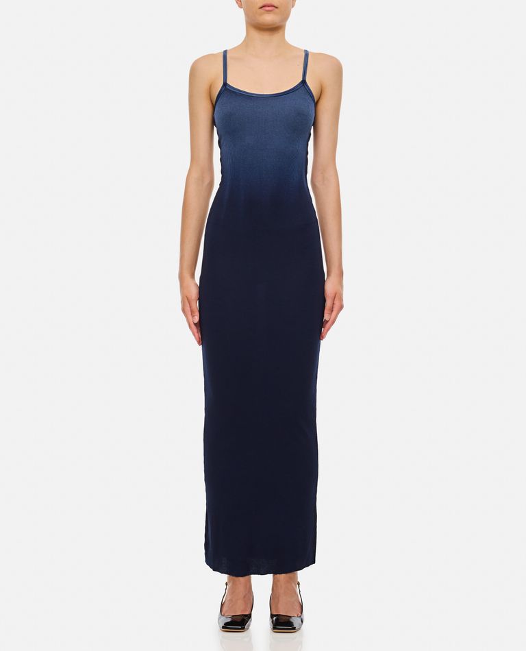 Shop Cotton Citizen The Verona Spaghetti Maxi Dress In Blue