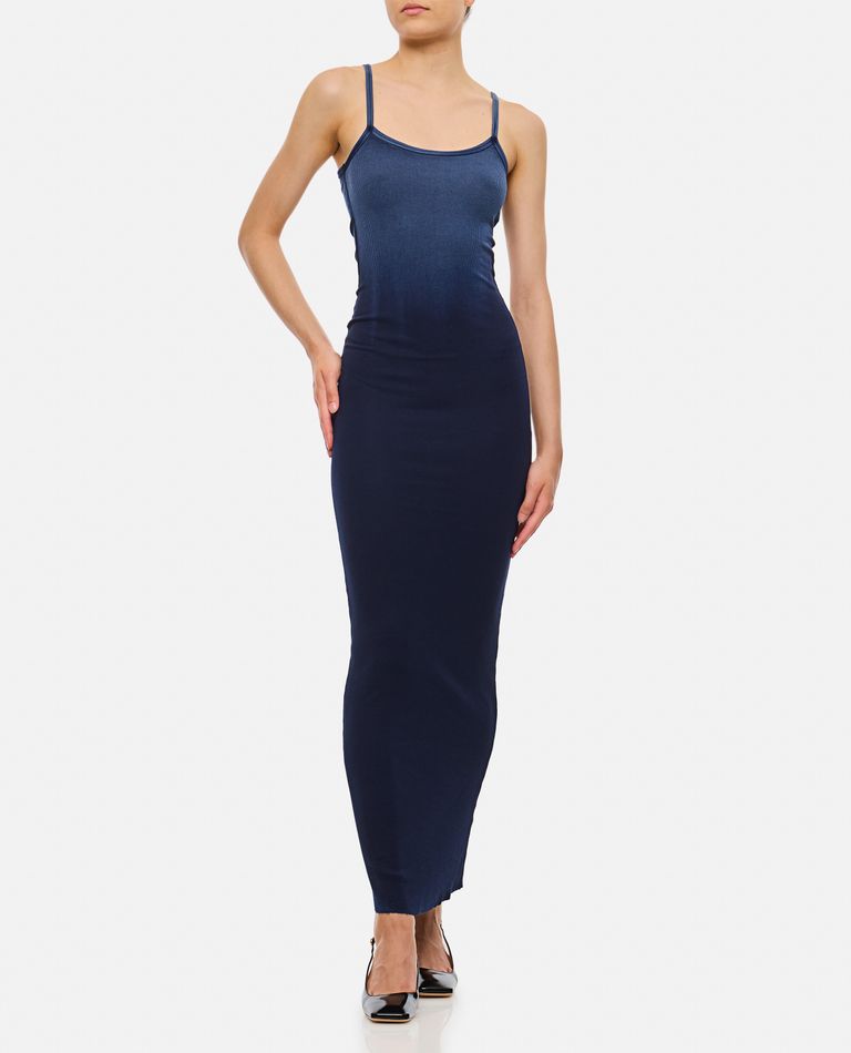 Shop Cotton Citizen The Verona Spaghetti Maxi Dress In Blue