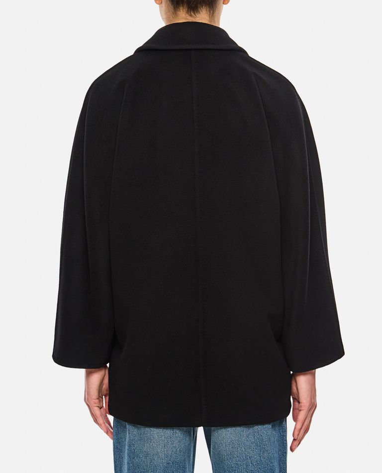 Max Mara★Reverse Cashmere Coat★REBUS 003★人気早期完売 Max Mara - Rebus wool and cashmere coat black - The Corner