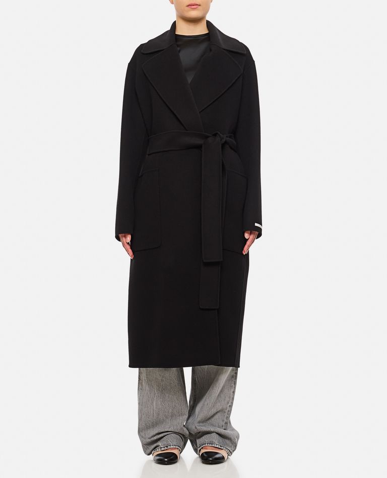 Shop Sportmax Veleno Coat In Black