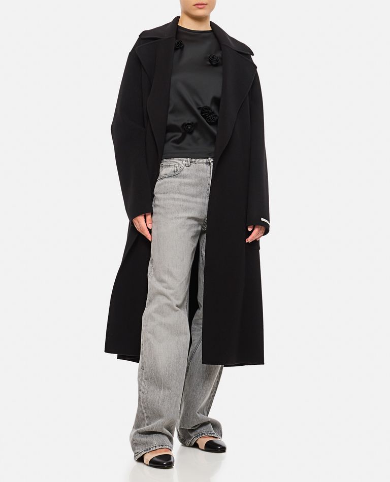 Shop Sportmax Veleno Coat In Black