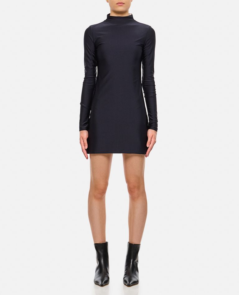 Shop Sportmax Stiria Long Sleeve Drees In Black