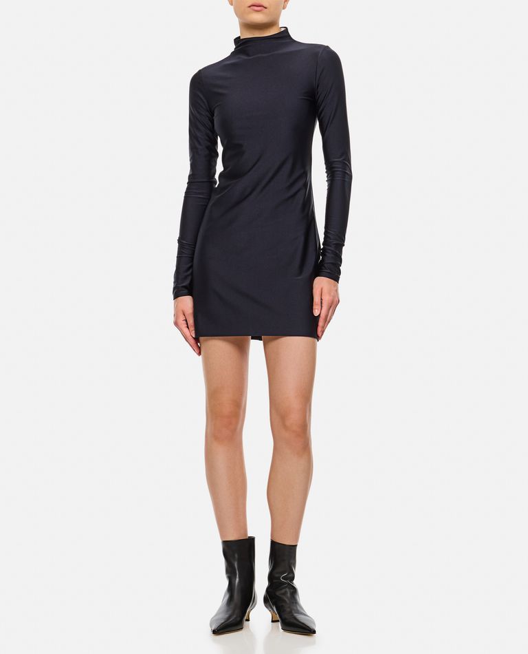 Shop Sportmax Stiria Long Sleeve Drees In Black