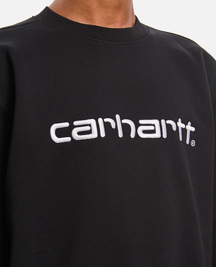 Carhartt WIP - FELPA GIROCOLLO CON LOGO_4