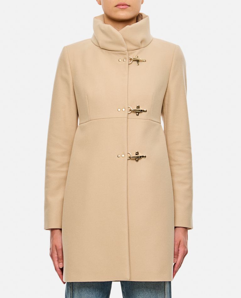 Shop Fay Romantic Coat In Beige