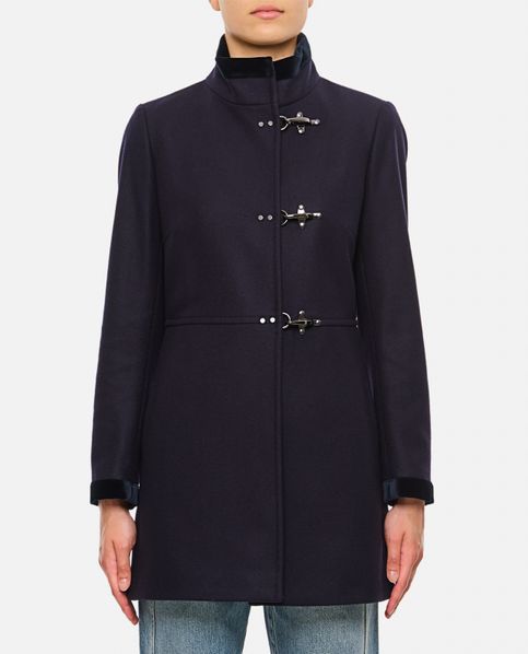Cappotti Fay Saldi Fay Cappotto Virginia Coat Blu Donna Motta