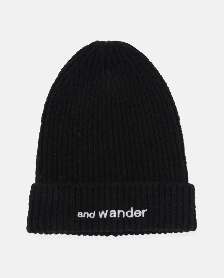 And Wander - SHETLAND WOOL BEANIE_1