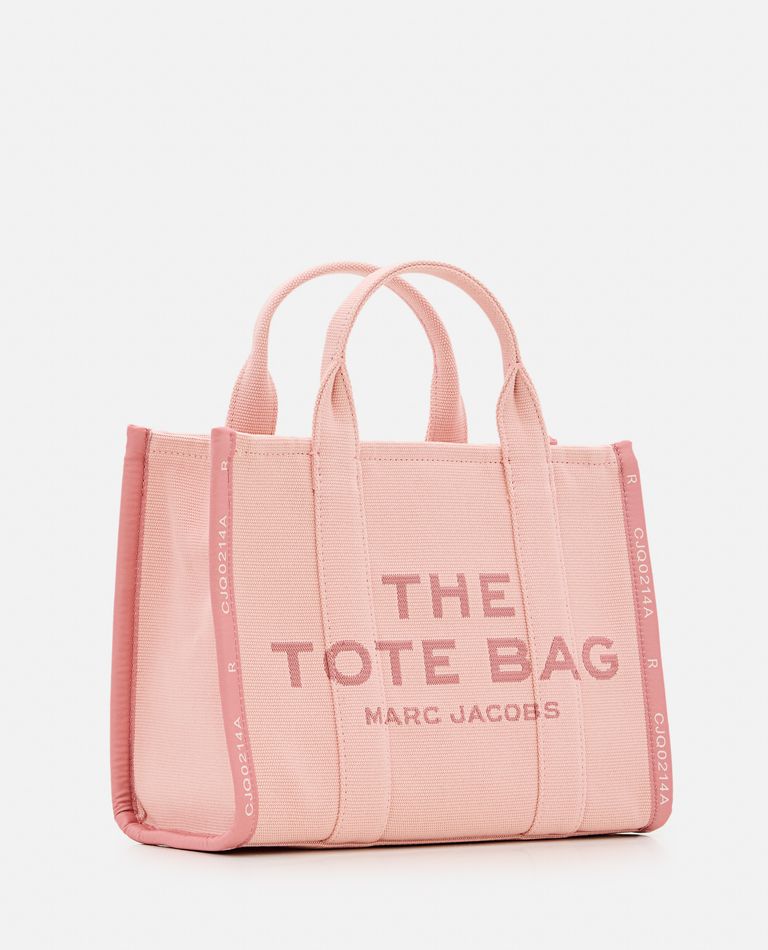 Marc Jacobs The Jacquard Small Tote Rose Handbag In Rose