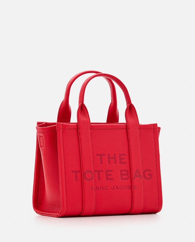 Shop Marc Jacobs The Small Leather Tote Bag In Red