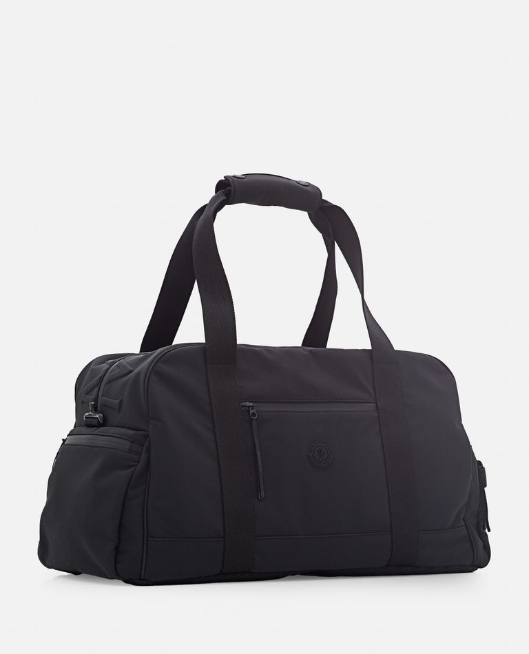 Shop Moncler Alchemy Gym Weekend Bag In Black