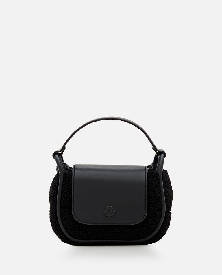 Shop Moncler Tiarna Mini Cross Body Bag In Black