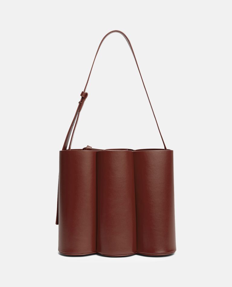 Shop Colville Jelly Leather Shoulder Bag In Brown