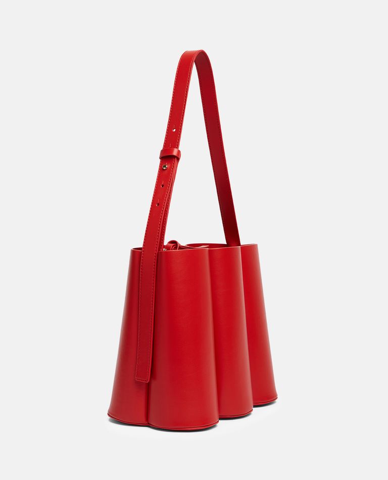 Shop Colville Jelly Leather Shoulder Bag In Red