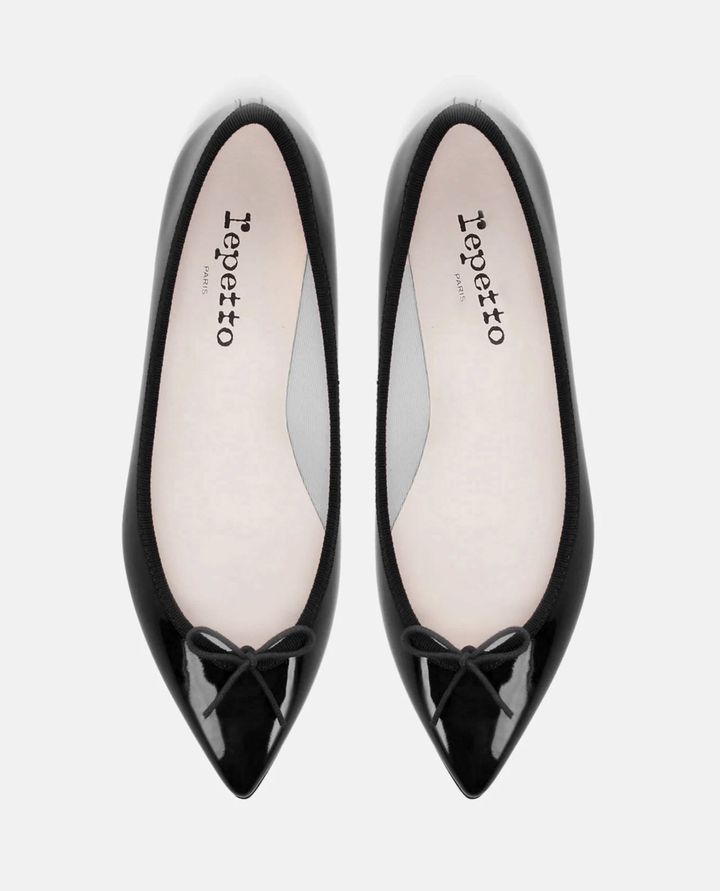 Repetto - BRIGITTE POINTED TOE PATENT LEATHER BALLET FLATS_2