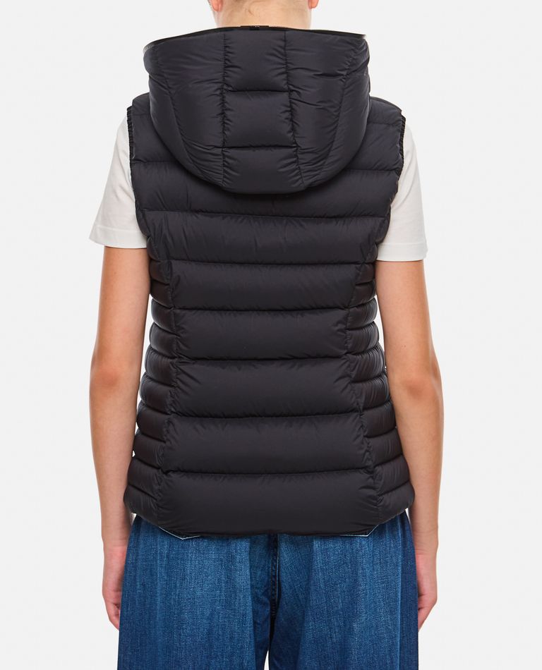 ダウンベスト MONCLER barraux ブラック Barrauxベスト : ジレ 向けの レディース | モンクレール
