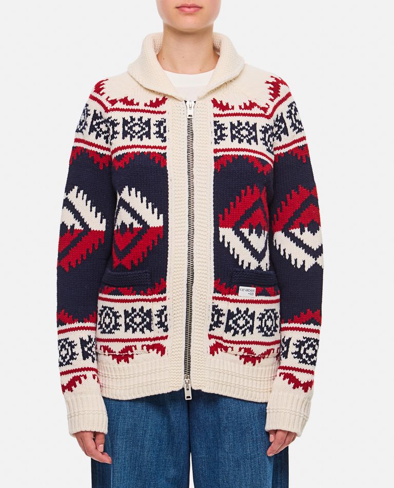 Shop Fay Cardigan  Archive In Multicolor