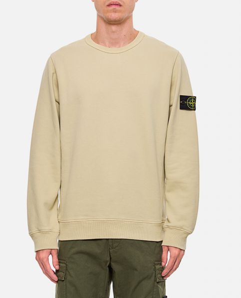 BRUSHED ORGANIC COTTON FLEECE for Men - Stone Island sale | Biffi 