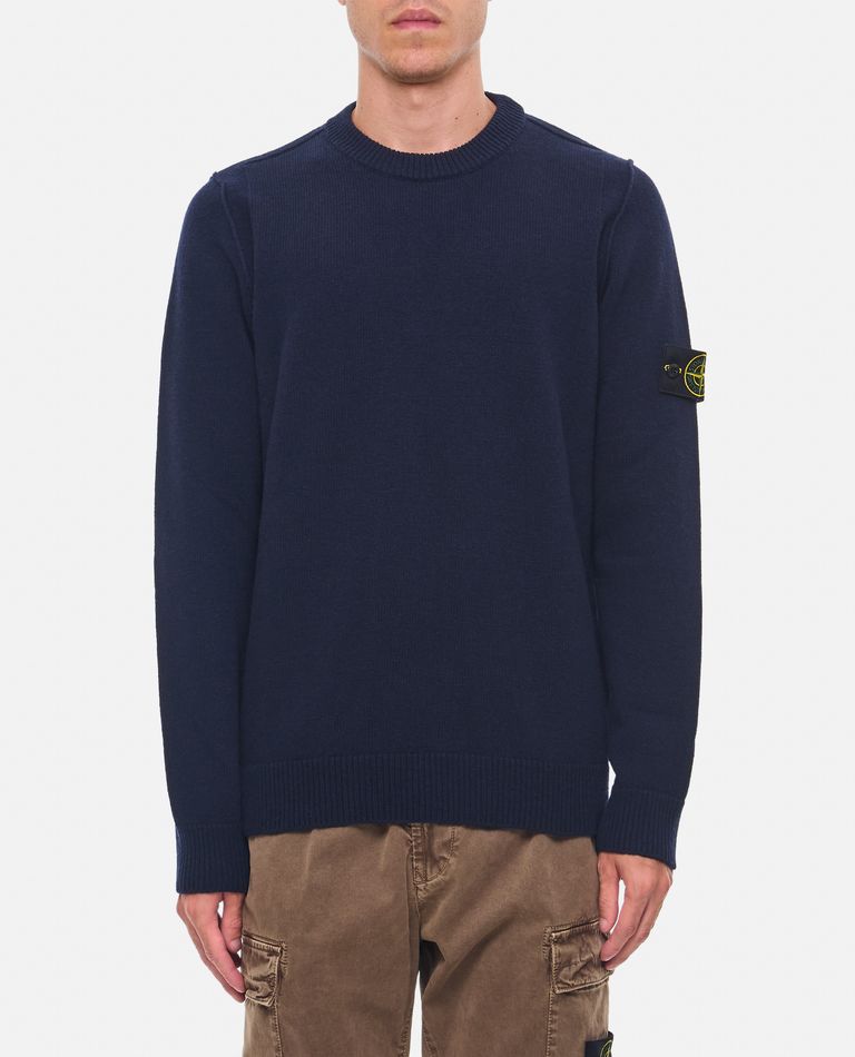 WOOL CREW NECK SWEATER for Men Stone Island Biffi