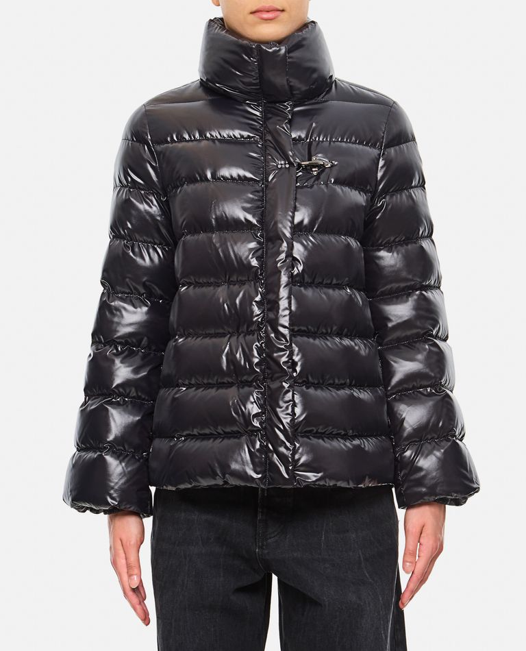 Shop Fay Hook Padded Jacket In Black