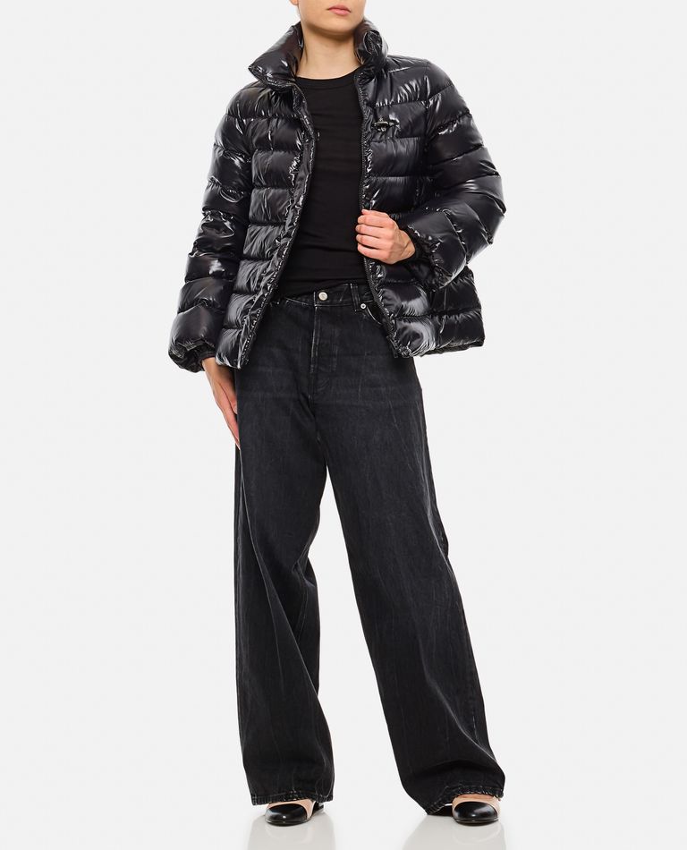 Shop Fay Hook Padded Jacket In Black