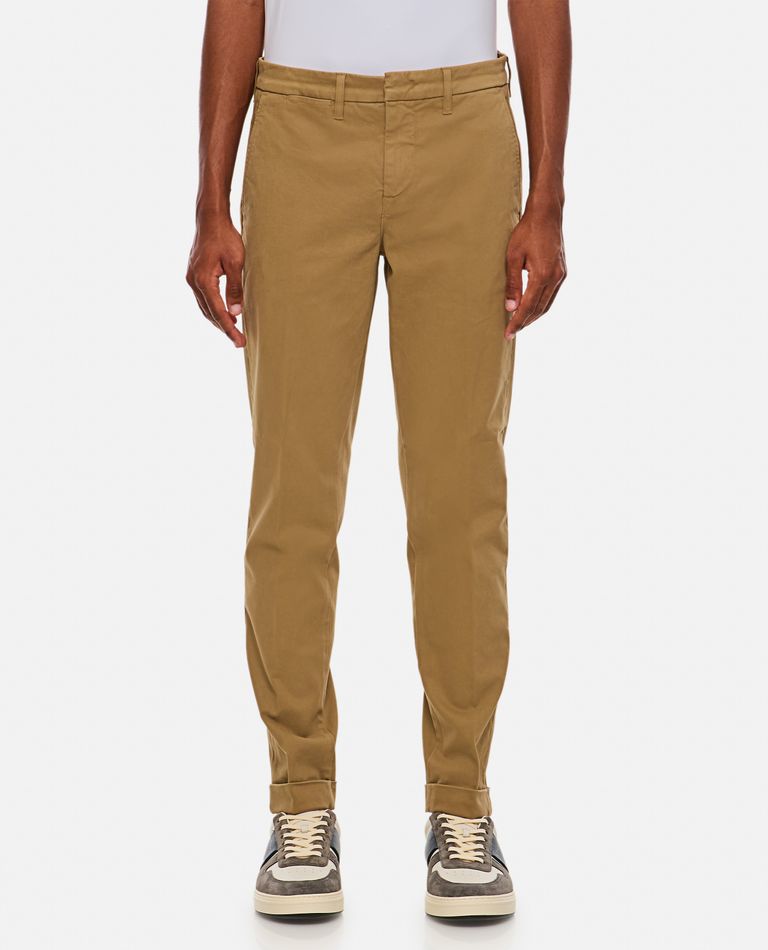 Shop Fay Capri Pant In Beige