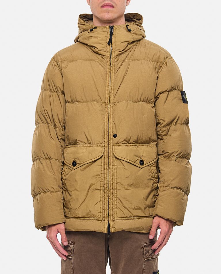 Stone island crinkle reps down jacket online