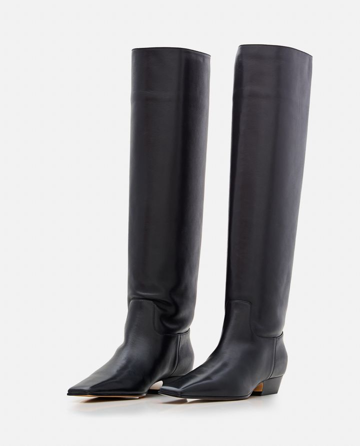 Khaite - MARFA FLAT KNEE HIGH BOOT_4