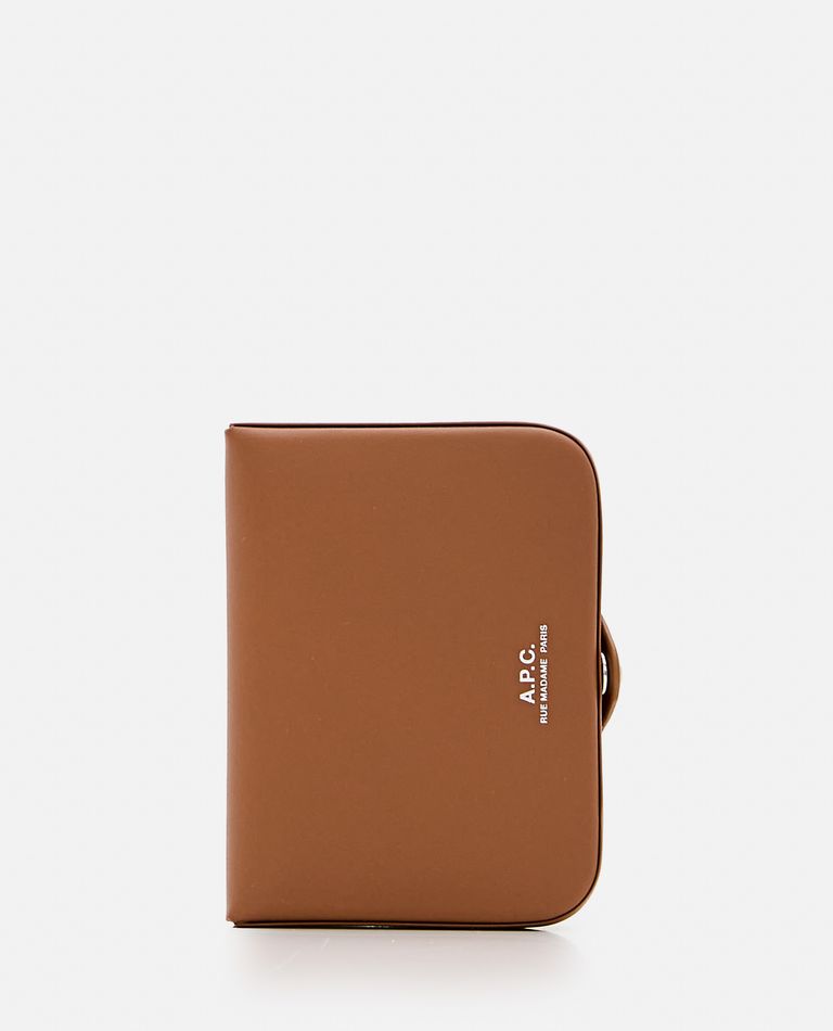 Shop Apc Josh Coin Purse In Brown