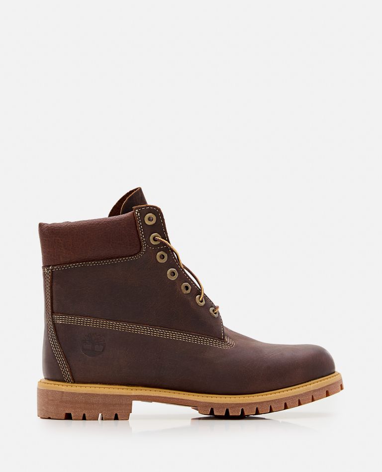 Shop Timberland Premium 6 Inch Lace Up Waterproof Boot In Brown