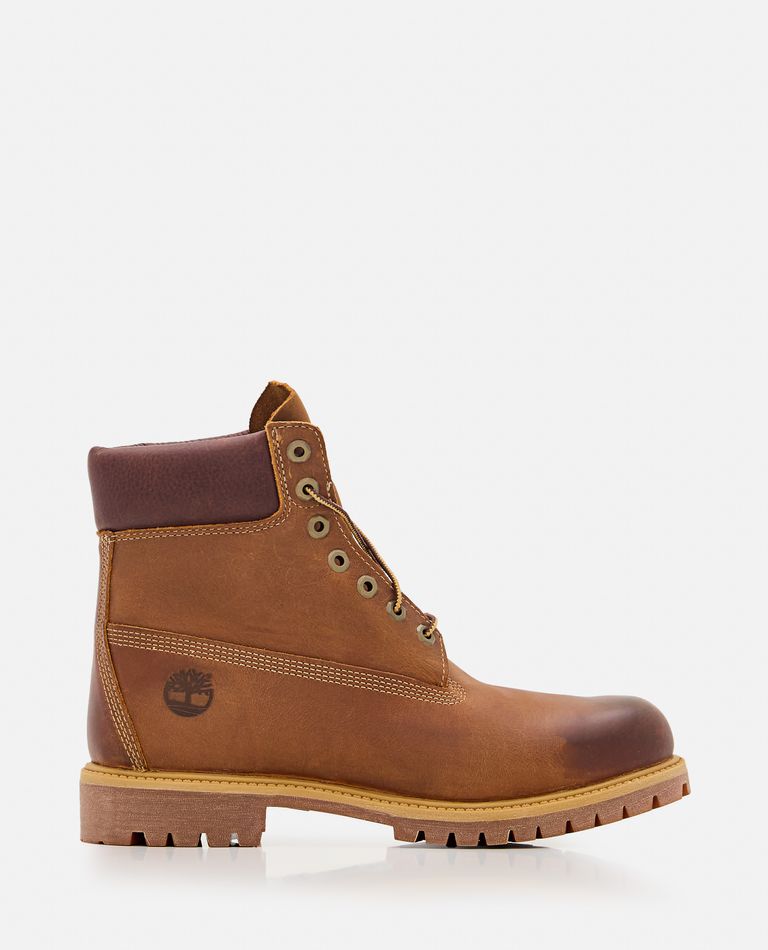 Shop Timberland Premium 6 Inch Lace Up Waterproof Boot In Brown