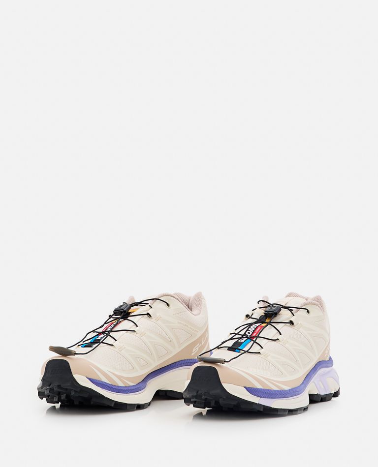 Shop Salomon Xt-6 Sneakers In Beige