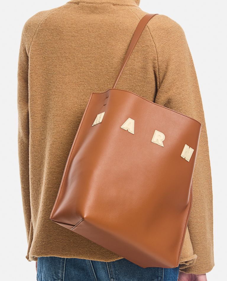 MEDIUM MUSEO HOBO LEATHER BAG for Women - Marni sale | Biffi