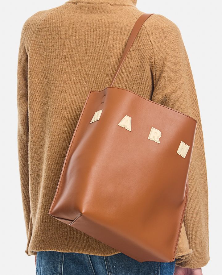 Marni - MEDIUM MUSEO HOBO LEATHER BAG_5