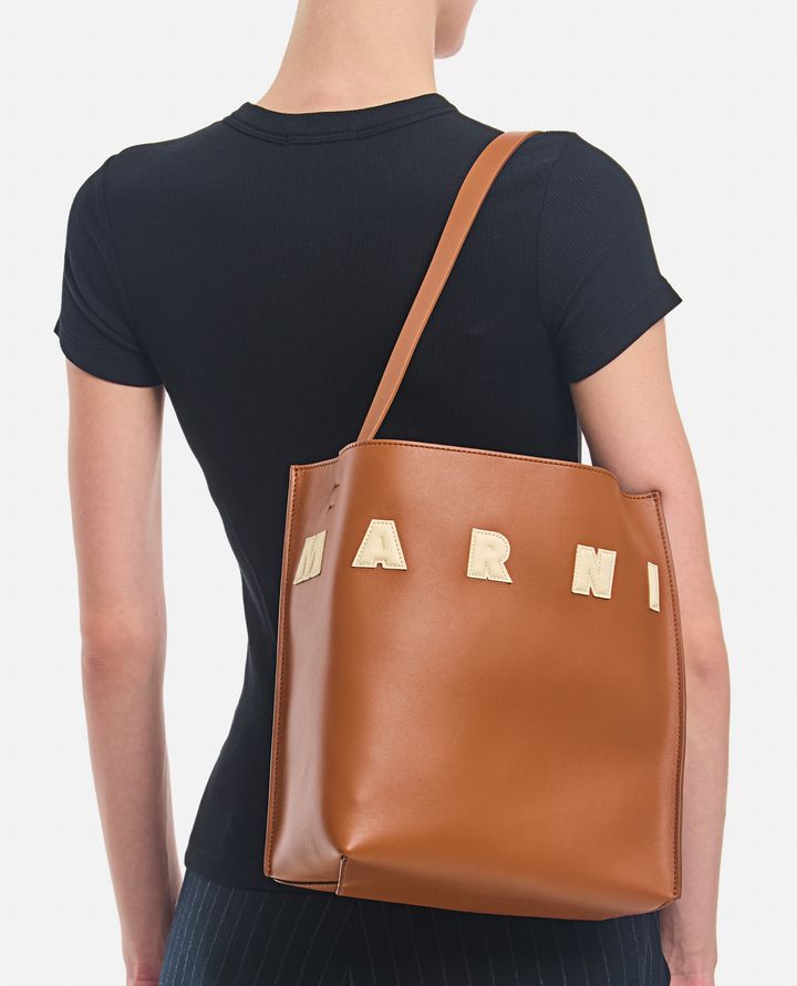 Marni - SMALL MUSEO HOBO LEATHER BAG_5