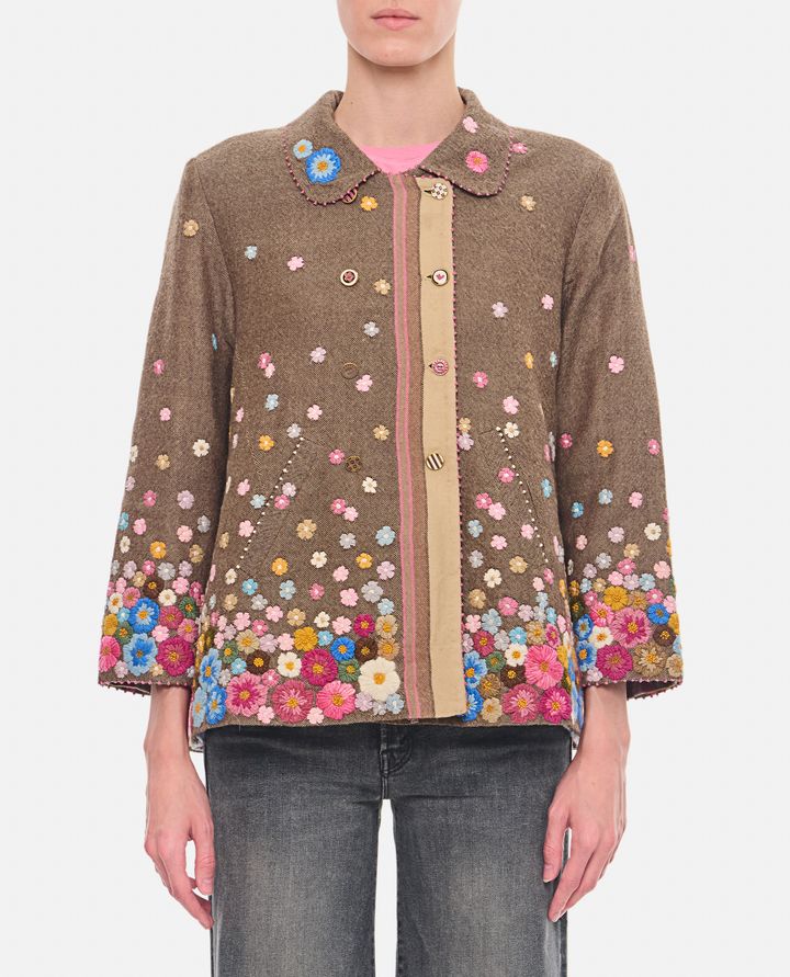 Péro - EMBROIDERED DOUBLE BREASTED JACKET_1