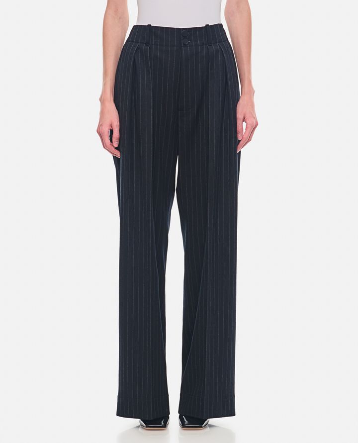 Plan C - WIDE LEG PINSTRIPE PANTS_1