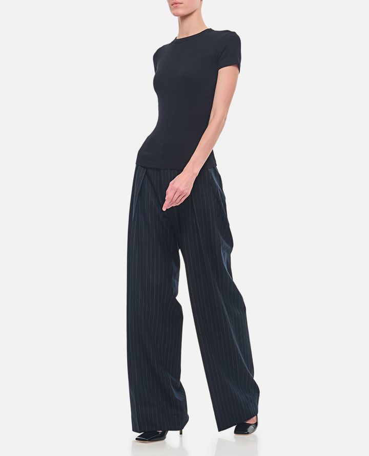 Plan C - WIDE LEG PINSTRIPE PANTS_2