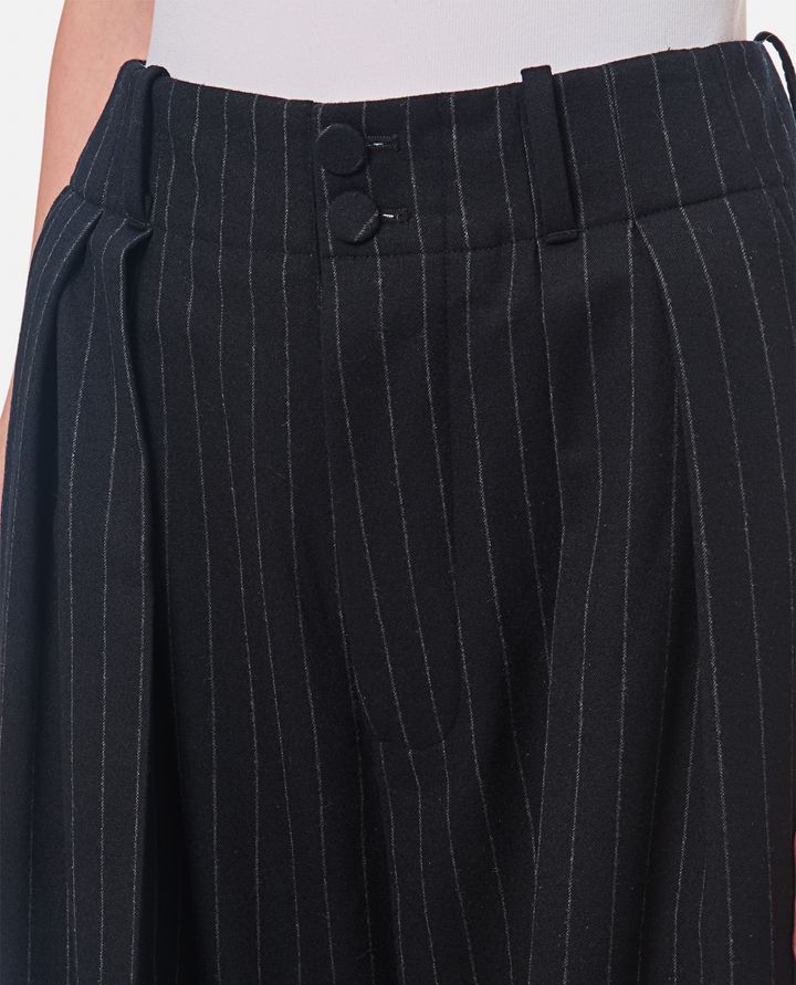 Plan C - WIDE LEG PINSTRIPE PANTS_4