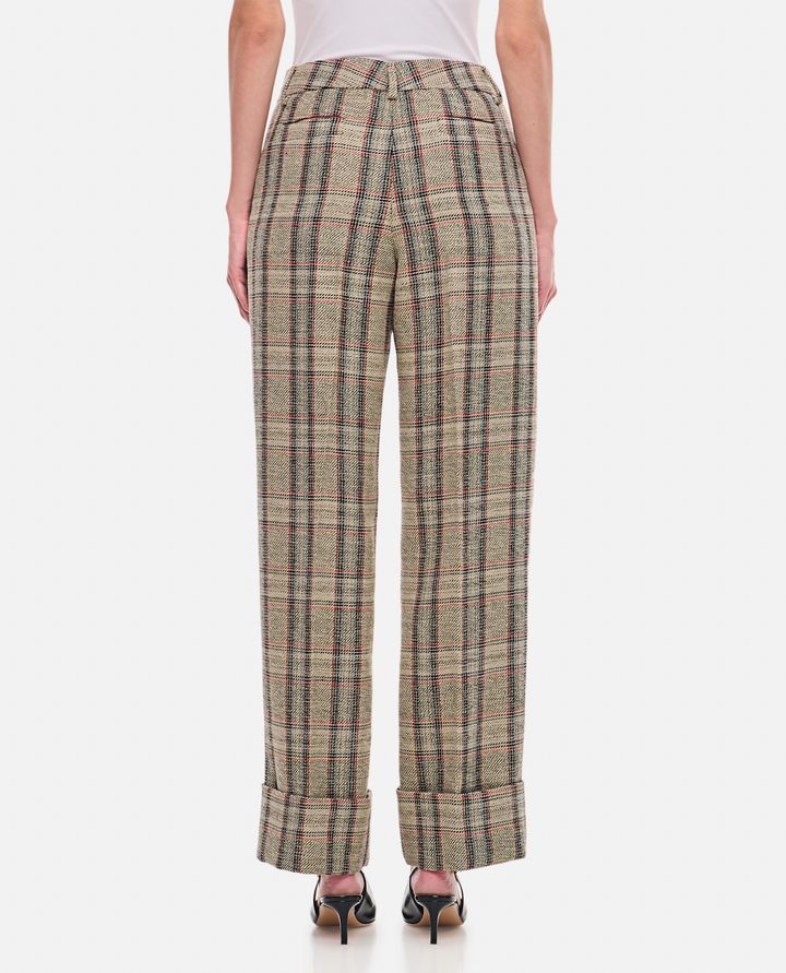 Durazzi Milano - CHECKED TAILORED PANTS_3