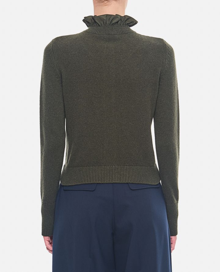 Cecilie Bahnsen - CARDIGAN OSCAR CON VOLANT IN CASHMERE_3