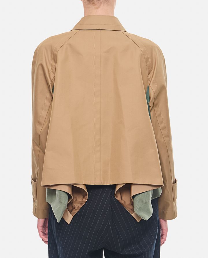 Sacai - BLOUSON IN GABARDINE DI COTONE X TWILL DI NYLON_3