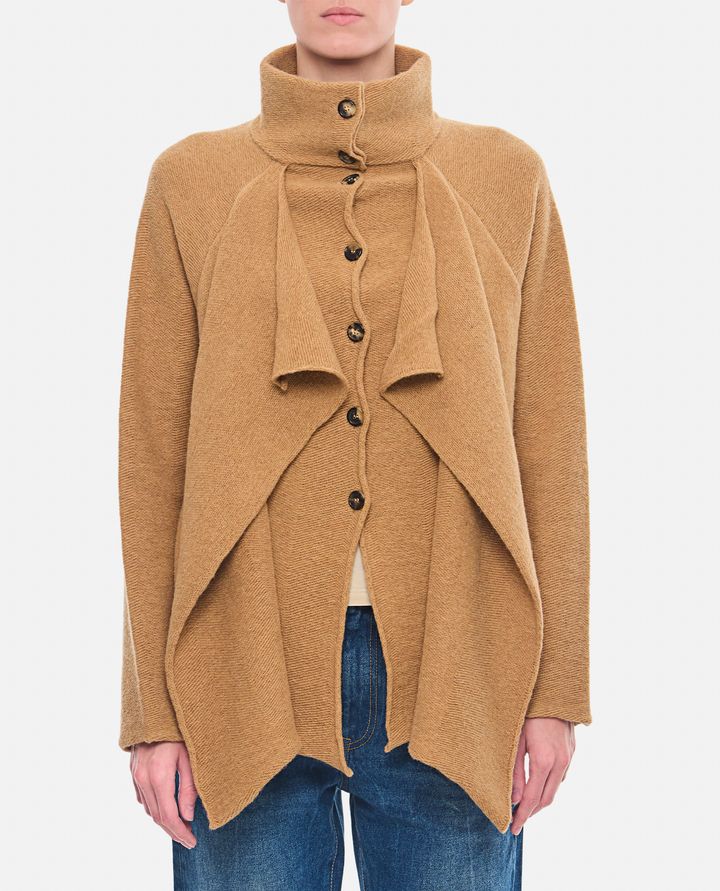 JW Anderson - LAYERED WOOL CARDIGAN_1