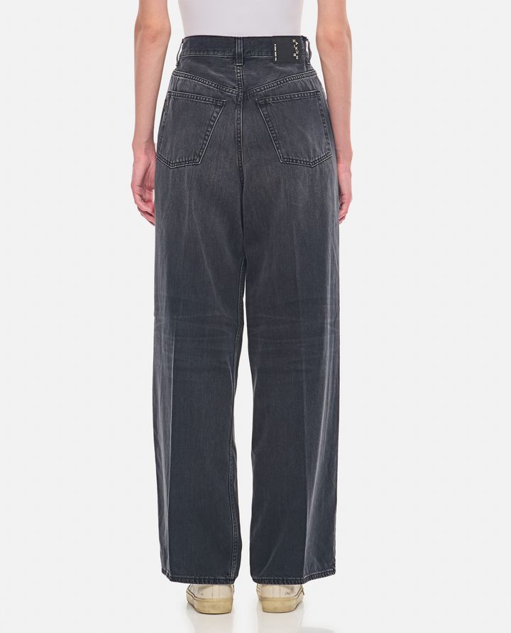 Haikure - PANTALONI IN DENIM TENCEL NERO CANDY_3