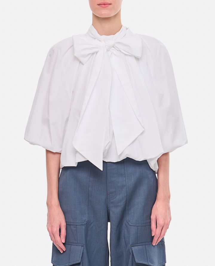 Simone Rocha - PUFF SLEEVE BACK BOW BALLOON TOP_1