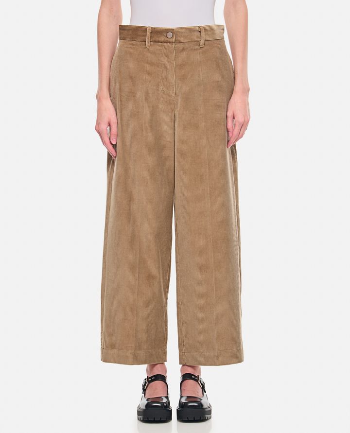 S Max Mara - UDINE CORDUROY WIDE LEG PANTS_1