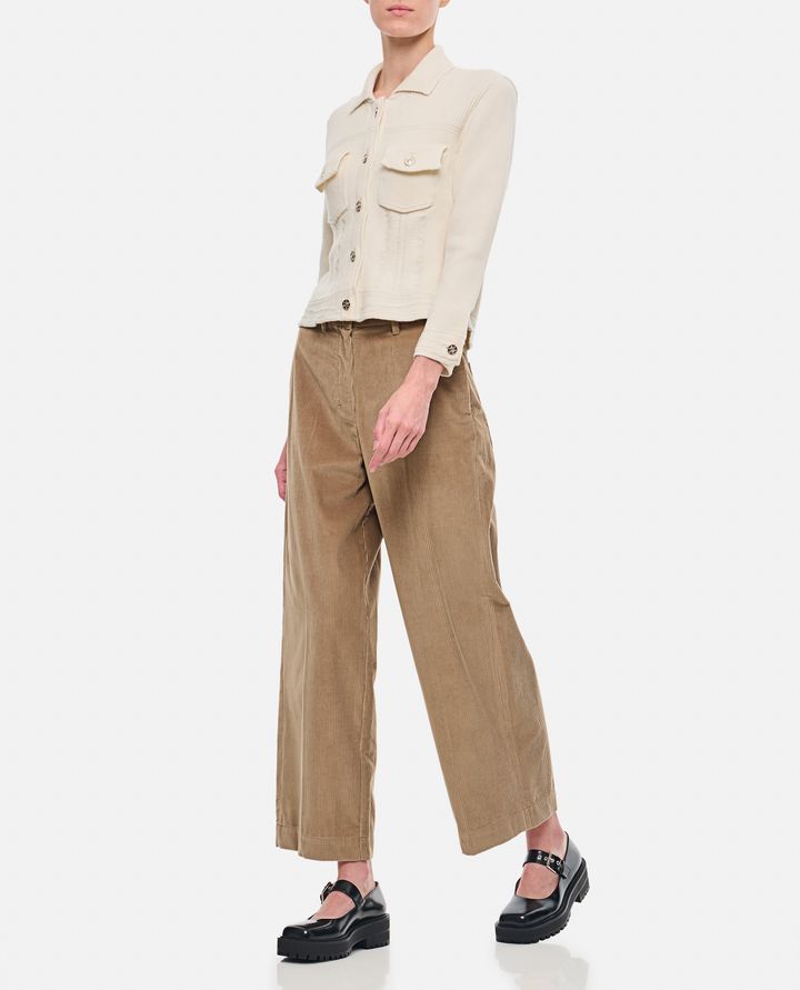 S Max Mara - UDINE CORDUROY WIDE LEG PANTS_2