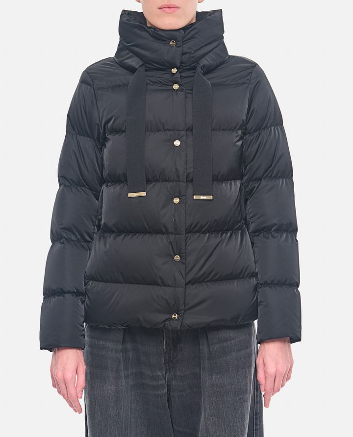 Herno - SATIN CAPE DOWN JACKET_1