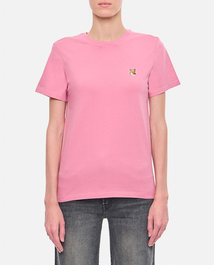 Maison Kitsuné - T-SHIRT REGOLARE CON PATCH VOLPE_1