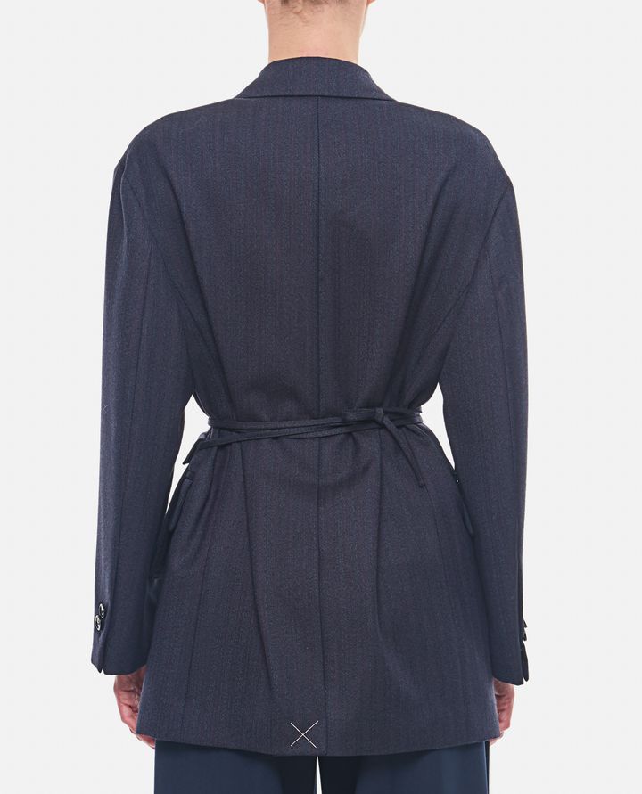 Bottega Veneta - SUBTLE STRIPE WOOL OVERSIZE JACKET_3