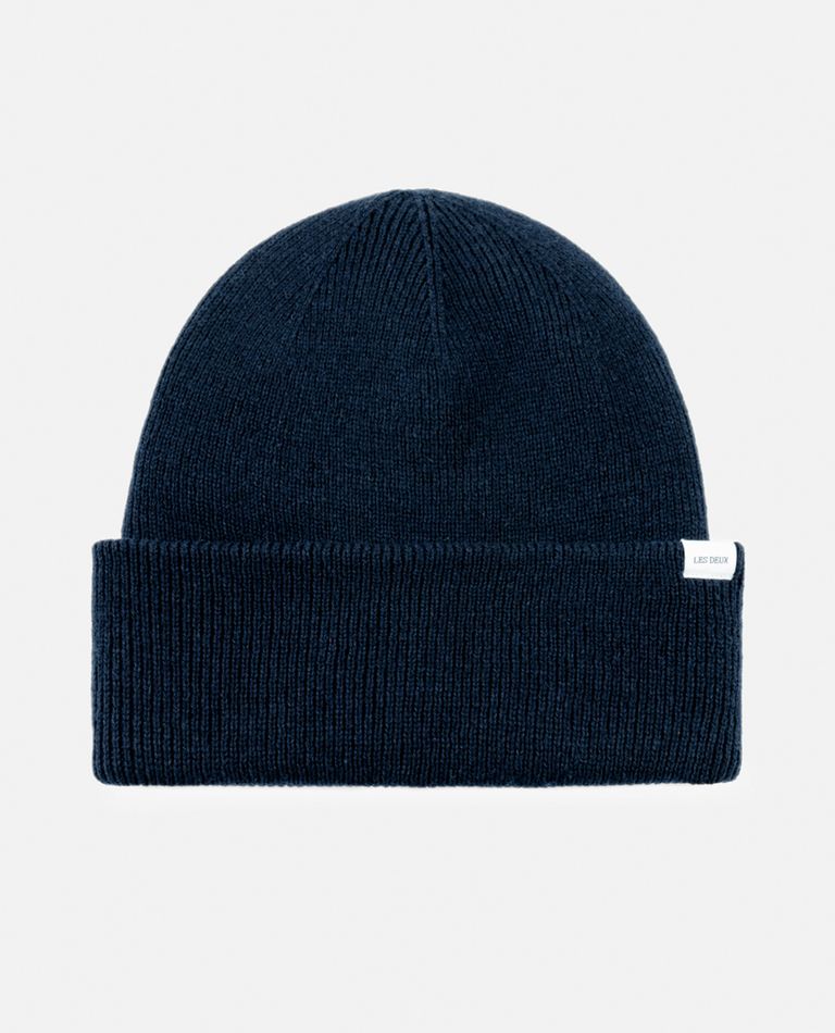 Shop Les Deux Wayne Wool Beanie In Blue